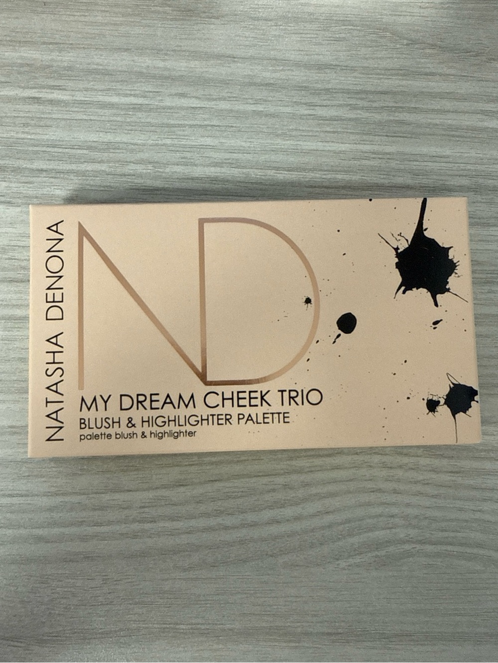 Natasha Denona My Dream Cheek Trio Blush Glow Highlighter Palette New In Box